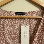 Simplee Apparel Simplee Plus Printed Knot Front Ruffle Hem Mini Dress Size 4XL NEW WITH TAGS Photo 5