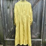 Everlane NWT Hammered Satin Shirt Dress Raffia Size 6 Photo 12