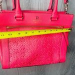 Kate Spade  Perri Lane Romy Cabaret Pink Leather Satchel shoulder bag purse cross Photo 5