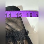 Apostrophe  tiered tulle black midi skirt size 8 Photo 5