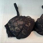 Victoria's Secret Victoria’s Secret Bra Angels IPEX Black Lace Demi Bra Sz 38D GUC Photo 3