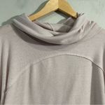 We The Free Free People  Pink Cozy Time Funnel Neck Oversized Knit Top Medium Photo 3