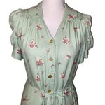 Christy Dawn Alyssa Dress Vintage Ditsy Floral Mini Dress, Pear Spray, Size XS Photo 7
