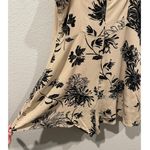 Urban Outfitters KIMCHI BLUE Cream Black Floral Button Back Romper Photo 3