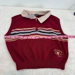 KYOUKO wizard school sleeveless knit polo top size L Red Size L Photo 5