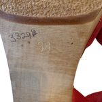 NEW Swedish Hasbeens Suede Merci Sling Back Sandals Clogs Red Size 38 or 8 Photo 8