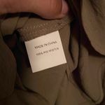 Ooh La Luxe Green Army Long Sleeve Romper Tie Cut Out Photo 4