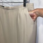 Giorgio Armani Y2K NWT silk skirt tan pencil size pockets sexy office date night Photo 2