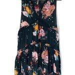 Free People Haze Floral Tunic Hi Low Green Tank Top Size Medium Photo 5