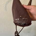 TAN + Lines by Sivan Ayla Chocolate Brown Shimmery Bikini Set M/L Summer Vacay Size M Photo 1