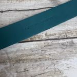 IZOD Leather Belt Sz XL Blue Studded Embossed Western Boho Cowgirl 36” Photo 9