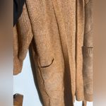 Nine West  Cozy Brown Knit long Cardigan size XXL Photo 2
