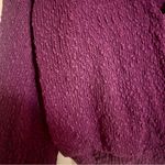 O'Neill O’Neill Maroon Knit Surplice VNeck Sweater — XL — NWOT — Fall Holiday Red Purple Photo 3