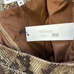 Karina Grimaldi  Snake Print Mini Skirt - Gray Photo 6