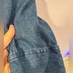 Holiday Time  Christmas Santa Reindeer denim‎ button down long sleeve Photo 4