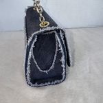 New ZAC Zac Posen Eartha Iconic Mini Crossbody Denim Bag With Chain Strap Blue Photo 5