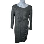 Adrianna Papell Theron Grey Jersey Knit Long Sleeve Midi Dress XL NWT Photo 9