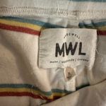 Madewell  MWL Striped Pajama Pants Cream Multicolor Lounge‎ Pants Size M Photo 4