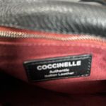 EUC Coccinelle Black Authentic Italian Leather Photo 6