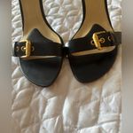 Bottega Veneta  Gold Buckle Heels Size 38/7/12 Photo 8