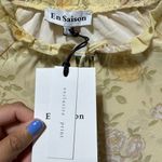 NWT En Saison Yellow Floral Dress Size Extra Small Photo 1