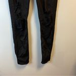 Paige Jeans Distressed Verdugo Ultra Skinny Jean Pitch Black Destructed 31 EUC Photo 6