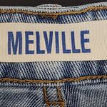 Brandy Melville Melville Cuffed Button-Fly Jean Shorts Size 26  Distressed Shorts Photo 6