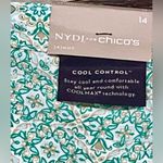 NYDJ Chico’s Cool Control Green Medallion-Print Skinny Ankle Jeans -Sz 14-NWT Photo 8