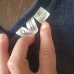 Roxy Textured Navy Tank Top With Criss Cross Back Super Cute Size Medium Photo 1