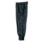 Rachel Zoe Satin Feel Polyester Stretch Cargo Joggers Solid Black Size Large Photo 8