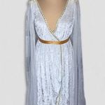 California Costumes Greek Goddess Angel Dress Sheer Crushed Velvet White/Gold 3X White Photo 0