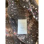 CAbi Paris Black Sheer Print Button Down Blouse Top #3249 Women’s Chiffon Photo 3