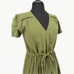 Christy Dawn NWT The Dawn Cotton Gauze Midi Dress | Sz Small | Forest Green Photo 10