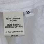 Cloth & Stone Cloth & Stone Womens One Shoulder Ruffle Dress Size M White Minimalist Beachy Photo 4