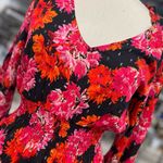 Rose + Olive Floral Minidress L Photo 1