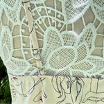 Incanto Italy‎ Avant Garde Abstract Woman Figure Lips Camisole Pajama Top Size M Red Size M Photo 5