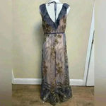 NWT Sundance Embroidered Lace “Cardinal Dress” Medium Gray Photo 5