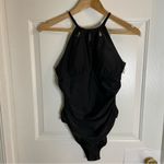 Cupshe Black One Piece Swimsuit with Padded Bra Size Large Photo 1