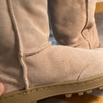 Australian Boot Company tan‎ leather boots cow suede sheep fur size 9 Tan Photo 5