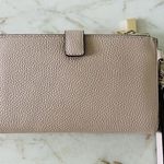 Michael Kors Jet Set Soft Pink Leather Double Zip Wallet Wristlet Photo 3