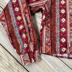 Roper Women's Vintage Western Cropped Long Sleeve Top Size XL Red Photo 2