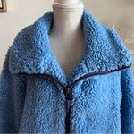 Apparis Tamika Faux Fur Light Blue Teddy Jacket Size M Photo 3