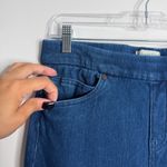 Coldwater Creek NWOT Blue Pull On Pants Knit Denim Mid Rise Leggings Size 8 Tall Photo 7