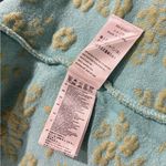 Oilily Vintage Green Blue Textured Double Zipper Knit Cardigan Bomber Jacket L Size L Photo 4