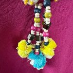 Anthropologie  Oracra Handmade Whimsical Embellished Midi Dress Embroidered Photo 7