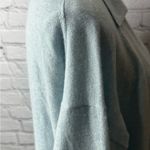 360 Cashmere light blue faux wrap sweater size large Photo 6