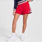 Champion  Women Red Athletic Shorts with Sporty Side Tape Size L Photo 7