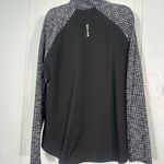 Athletic Works Women's Quarter Zip Active Black and White Jacket Size XXL EUC Photo 5