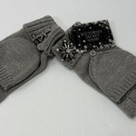 Victoria's Secret  Gray Fingerless Gloves with Embellishments Photo 0