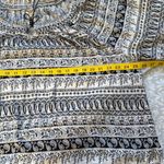 Faded Glory  Blue and White Smocked Blouse Photo 3